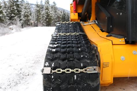 7 16 chain skid steer tracks|chains for tracks.